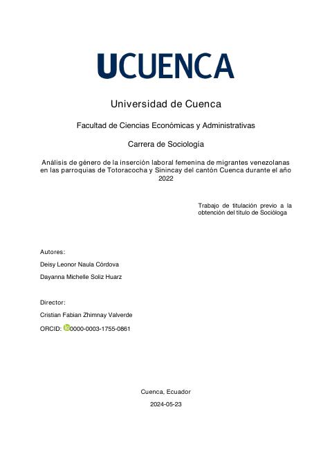 Preview: Totoracocha es una parroquia urbana