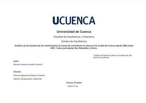Preview: Proceso de crecimiento en altura: parroquia Sucre