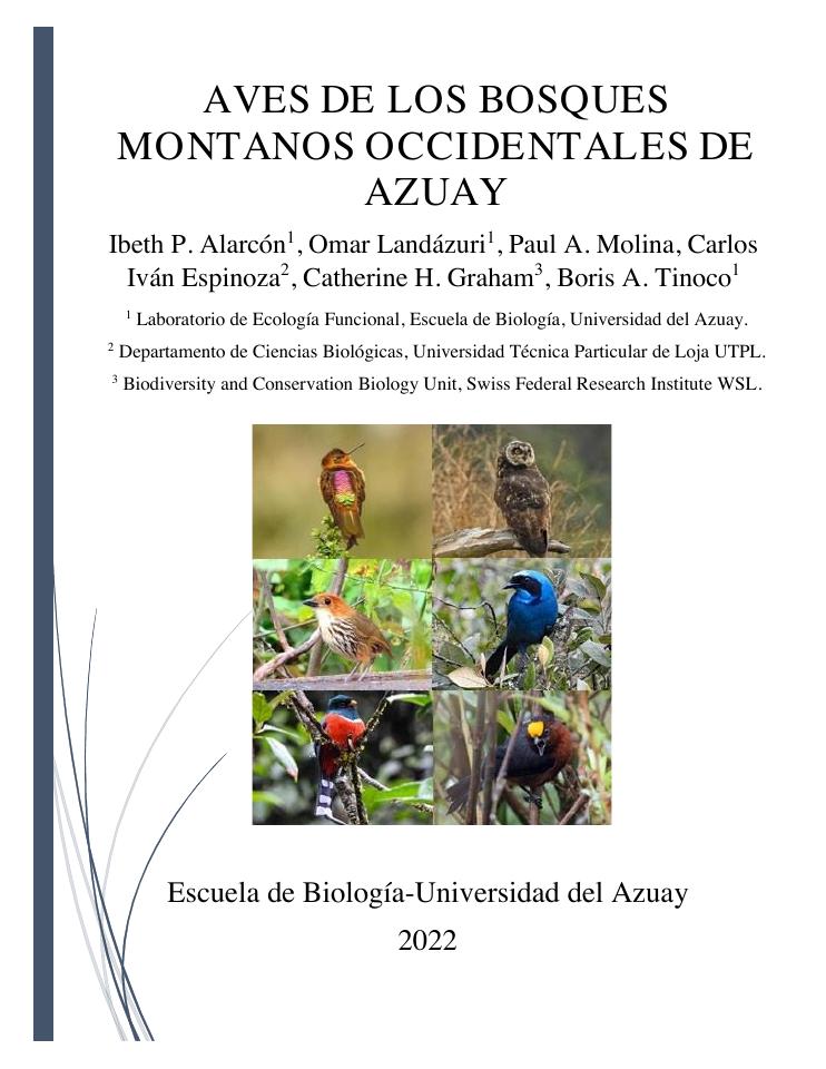 Preview: Aves de los bosques montanos occidentales de Azuay