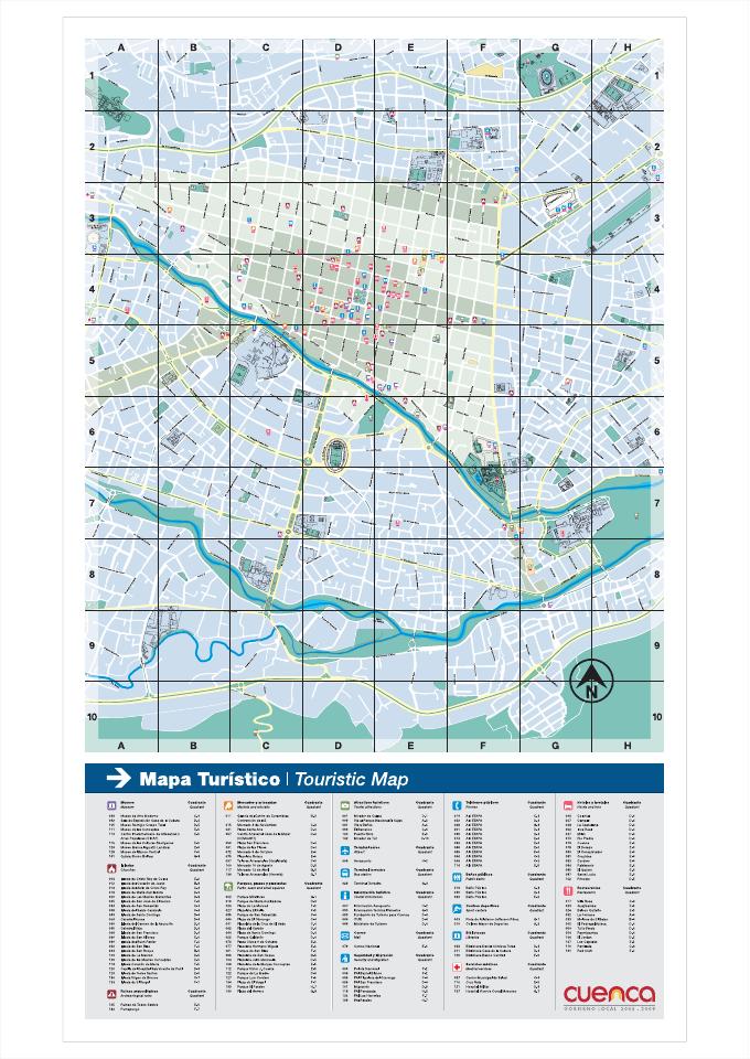 Preview: Mapa turístico de la ciudad de Cuenca