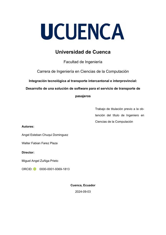 Preview: Integración tecnológica al transporte intercantonal e interprovincial