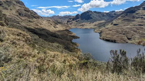 Lake valley from above.