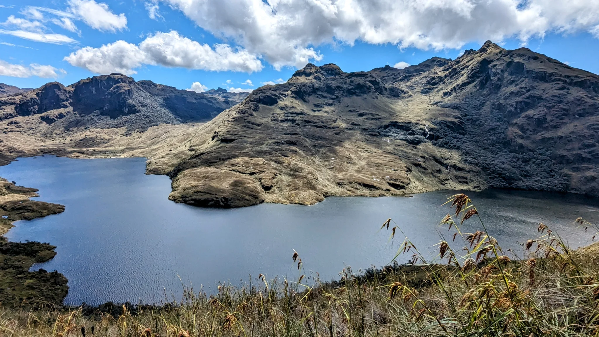 Highland lake panorama.